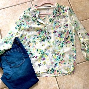 Sweet Rain Floral Blouse